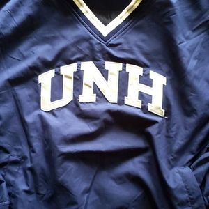 Mens lined V neck UNH Jacket